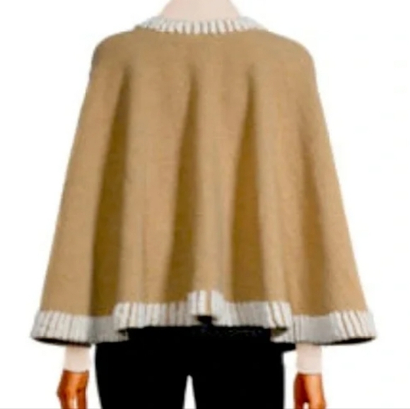 Ana Color-Block Wool Shawl - Picture 4 of 6